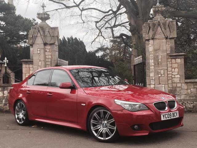 BMW 5 Series 3.0 Facelift 535d M Sport 4dr Step Auto Saloon Diesel Red