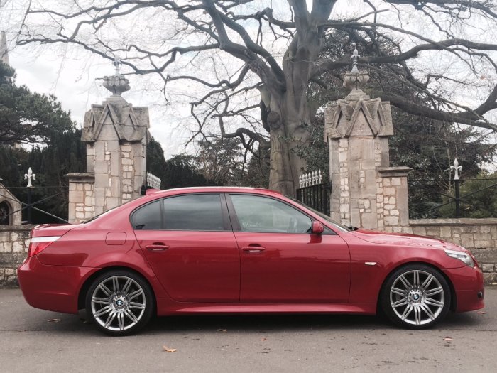 BMW 5 Series 3.0 Facelift 535d M Sport 4dr Step Auto Saloon Diesel Red