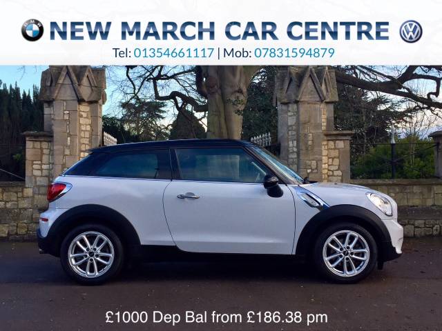 Mini Paceman 1.6 Cooper Chilli Pack 3dr Coupe Petrol White