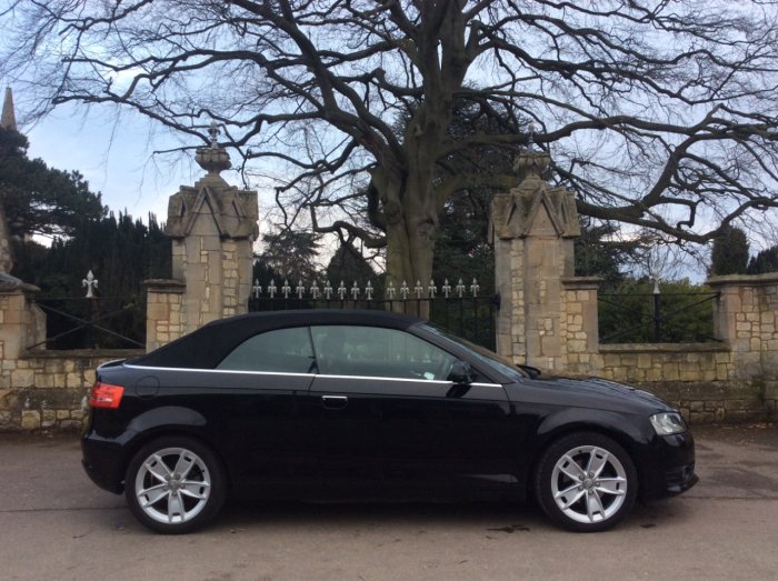 Audi A3 1.6 TDI Sport 2dr Convertible Diesel Black