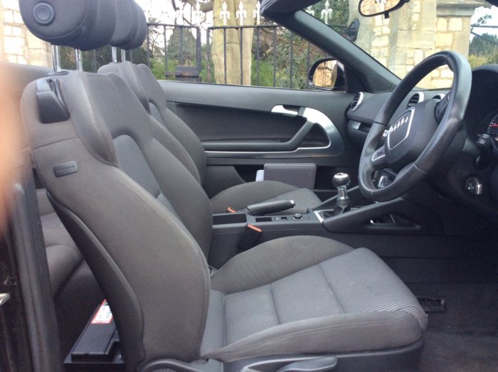 Audi A3 1.6 TDI Sport 2dr Convertible Diesel Black