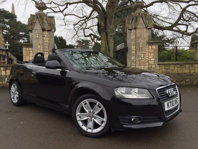 Audi A3 1.6 TDI Sport 2dr Convertible Diesel Black