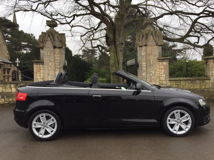 Audi A3 1.6 TDI Sport 2dr Convertible Diesel Black