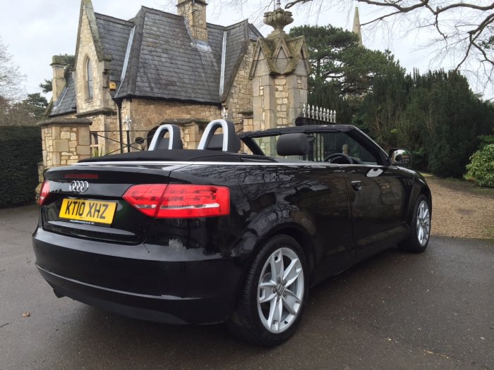 Audi A3 1.6 TDI Sport 2dr Convertible Diesel Black