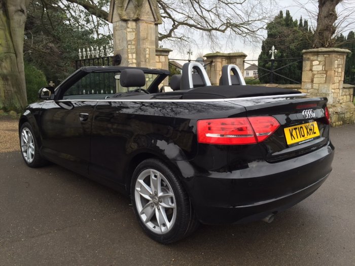Audi A3 1.6 TDI Sport 2dr Convertible Diesel Black
