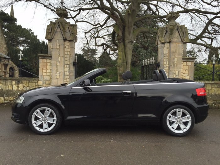 Audi A3 1.6 TDI Sport 2dr Convertible Diesel Black