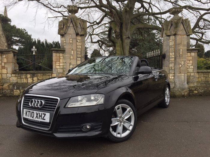 Audi A3 1.6 TDI Sport 2dr Convertible Diesel Black