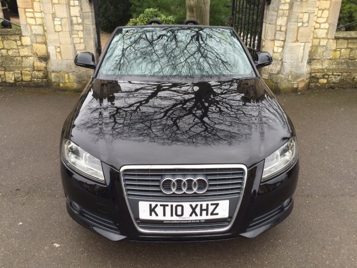 Audi A3 1.6 TDI Sport 2dr Convertible Diesel Black