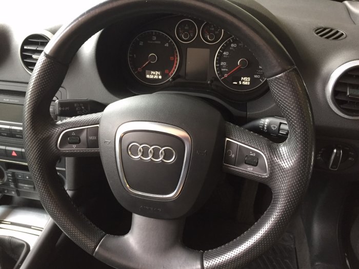 Audi A3 1.6 TDI Sport 2dr Convertible Diesel Black