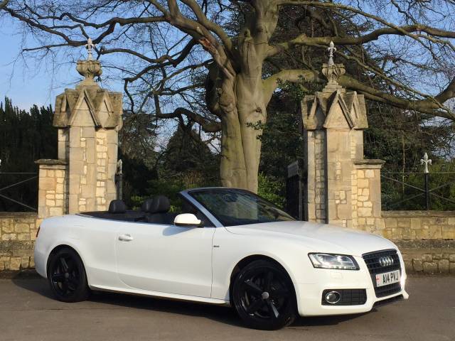 Audi A5 2.0T FSI S Line 2dr [Start Stop] Convertible Petrol White