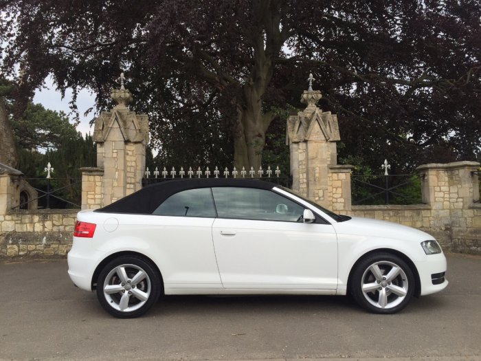 Audi A3 1.6 TDI Technik 2dr Convertible Diesel White