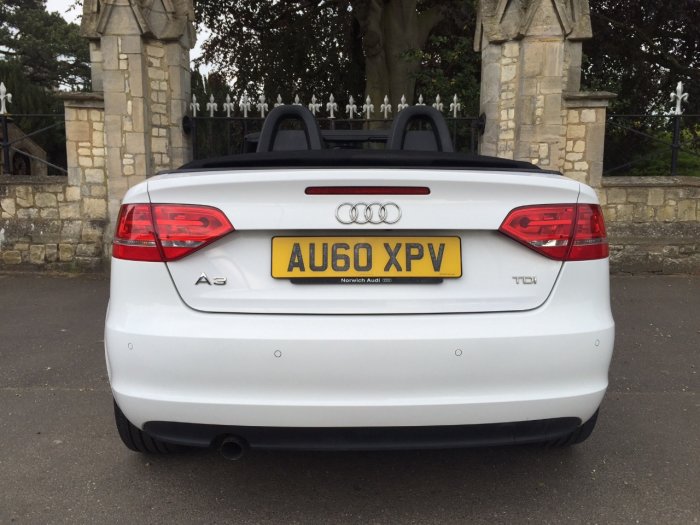 Audi A3 1.6 TDI Technik 2dr Convertible Diesel White