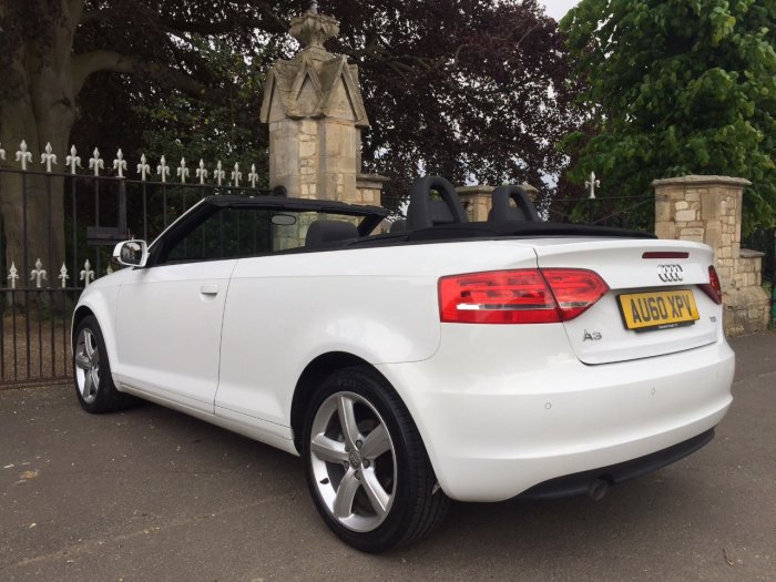 Audi A3 1.6 TDI Technik 2dr Convertible Diesel White