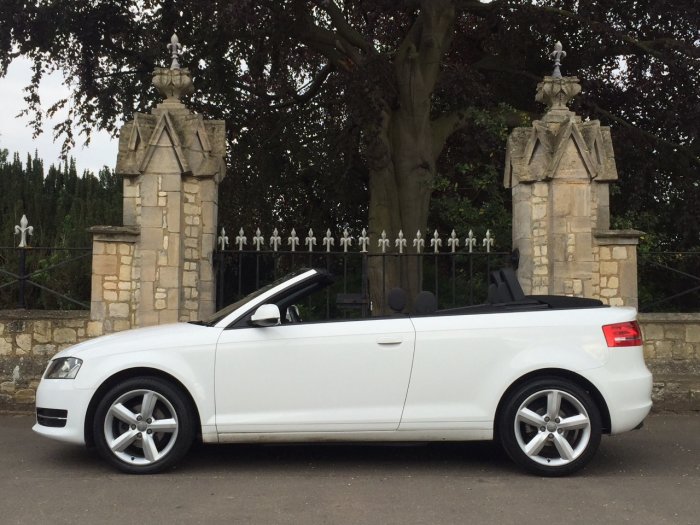 Audi A3 1.6 TDI Technik 2dr Convertible Diesel White