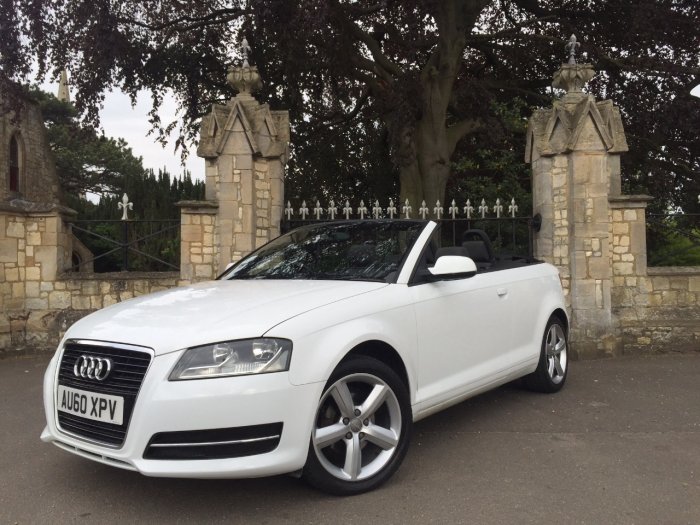 Audi A3 1.6 TDI Technik 2dr Convertible Diesel White