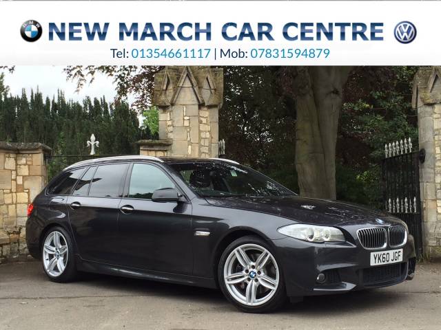 BMW 5 Series 3.0 525d M Sport Touring 5dr Step Auto 6 cylinder Estate Diesel Grey