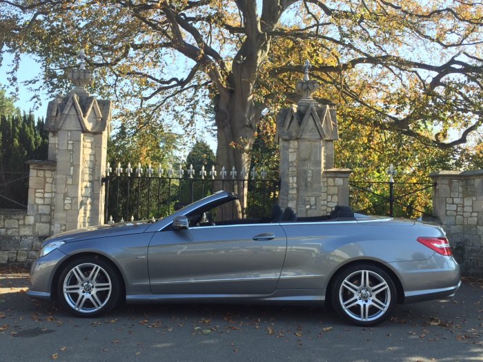 Mercedes-Benz E Class 2.1 E250 CDI BlueEFFICIENCY Sport 2dr Tip Auto Convertible Diesel Silver