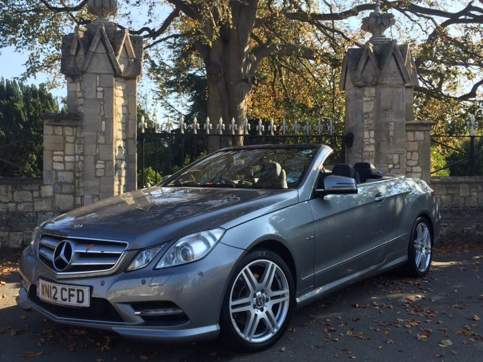 Mercedes-Benz E Class 2.1 E250 CDI BlueEFFICIENCY Sport 2dr Tip Auto Convertible Diesel Silver