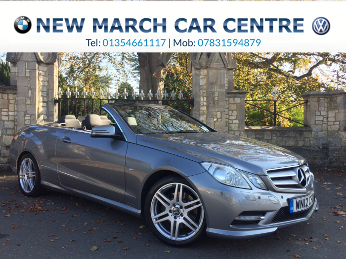 Mercedes-Benz E Class 2.1 E250 CDI BlueEFFICIENCY Sport 2dr Tip Auto Convertible Diesel Silver