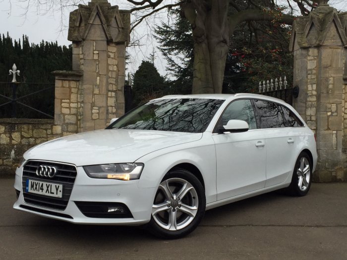 Audi A4 2.0 TDI Ultra 163 SE Technik Leather Sat Nav Estate Diesel White