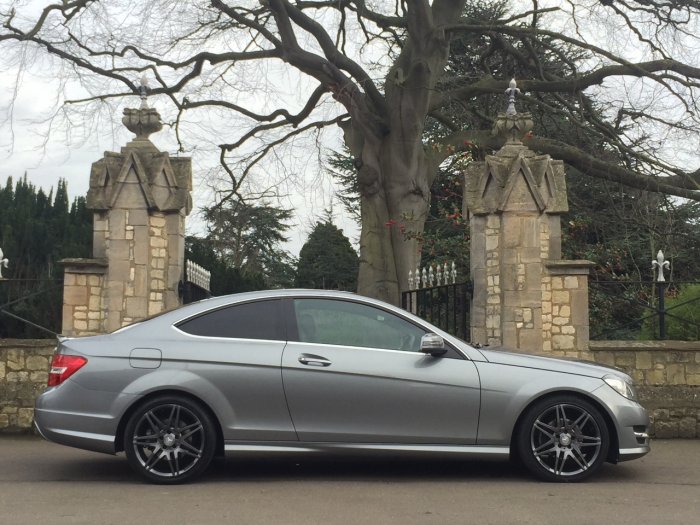 Mercedes-Benz C Class 2.1 C250 CDI BlueEFFICIENCY AMG Sport Plus 2dr Auto Coupe Diesel Silver