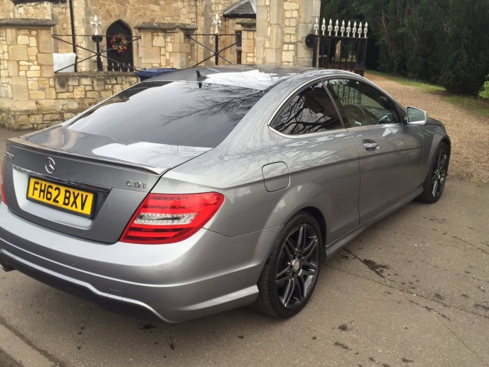 Mercedes-Benz C Class 2.1 C250 CDI BlueEFFICIENCY AMG Sport Plus 2dr Auto Coupe Diesel Silver