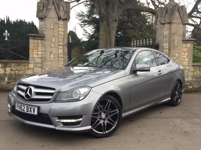 Mercedes-Benz C Class 2.1 C250 CDI BlueEFFICIENCY AMG Sport Plus 2dr Auto Coupe Diesel Silver
