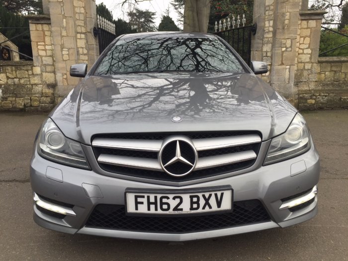 Mercedes-Benz C Class 2.1 C250 CDI BlueEFFICIENCY AMG Sport Plus 2dr Auto Coupe Diesel Silver
