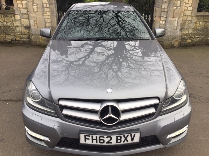 Mercedes-Benz C Class 2.1 C250 CDI BlueEFFICIENCY AMG Sport Plus 2dr Auto Coupe Diesel Silver