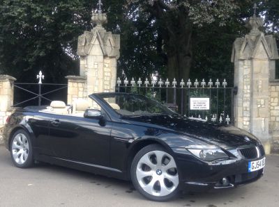 BMW 6 Series 4.4 645Ci 2dr Auto Convertible Petrol BlackBMW 6 Series 4.4 645Ci 2dr Auto Convertible Petrol Black at New March Car Centre March