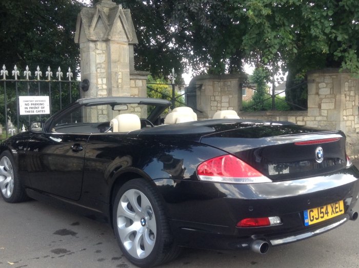 BMW 6 Series 4.4 645Ci 2dr Auto Convertible Petrol Black