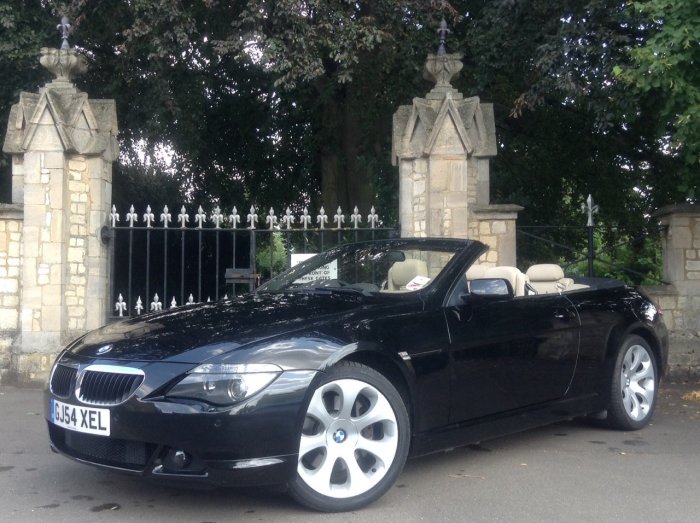 BMW 6 Series 4.4 645Ci 2dr Auto Convertible Petrol Black
