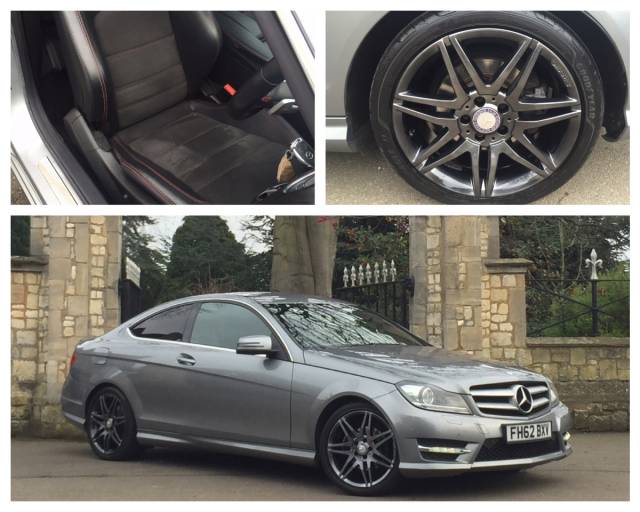 Mercedes-Benz C Class 2.1 C250 CDI BlueEFFICIENCY AMG Sport Plus 2dr Auto Coupe Diesel Silver