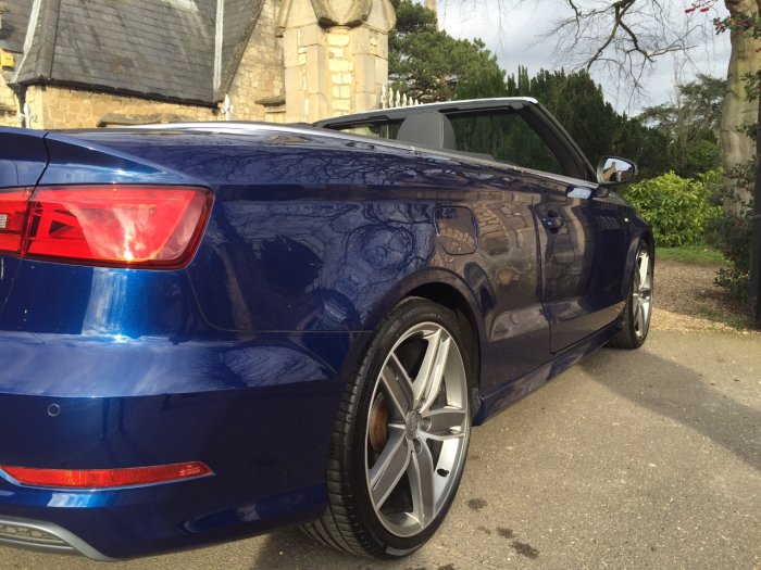 Audi A3 1.4 TFSI 150 S Line 2dr Convertible Petrol Blue