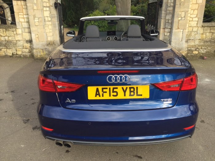 Audi A3 1.4 TFSI 150 S Line 2dr Convertible Petrol Blue