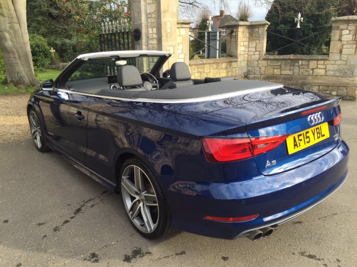 Audi A3 1.4 TFSI 150 S Line 2dr Convertible Petrol Blue