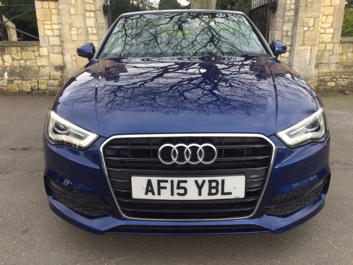 Audi A3 1.4 TFSI 150 S Line 2dr Convertible Petrol Blue