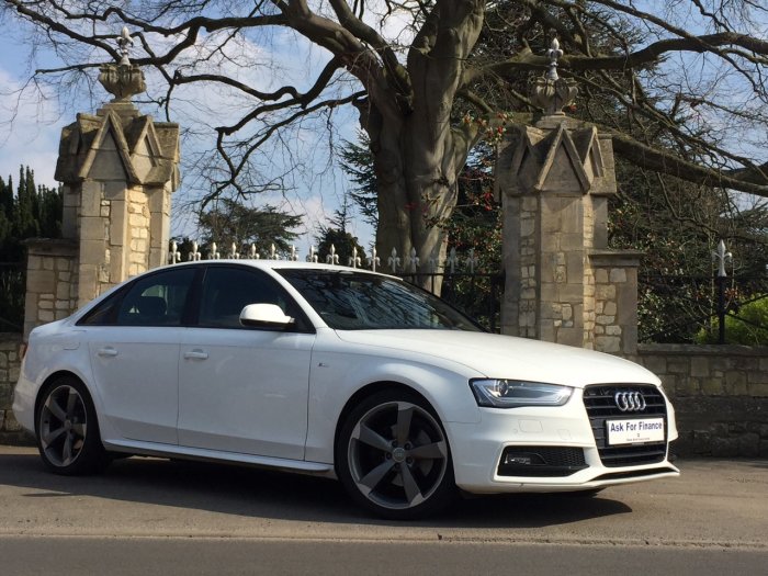 Audi A4 1.8T FSI 170 S Line 4dr Black Edition Saloon Petrol White