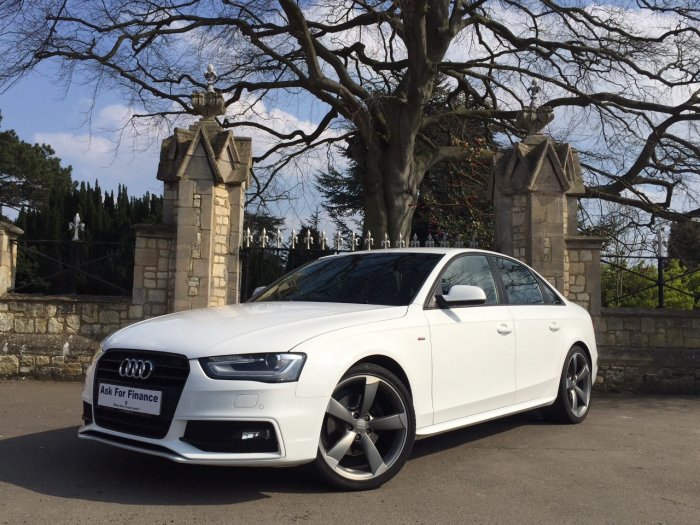 Audi A4 1.8T FSI 170 S Line 4dr Black Edition Saloon Petrol White