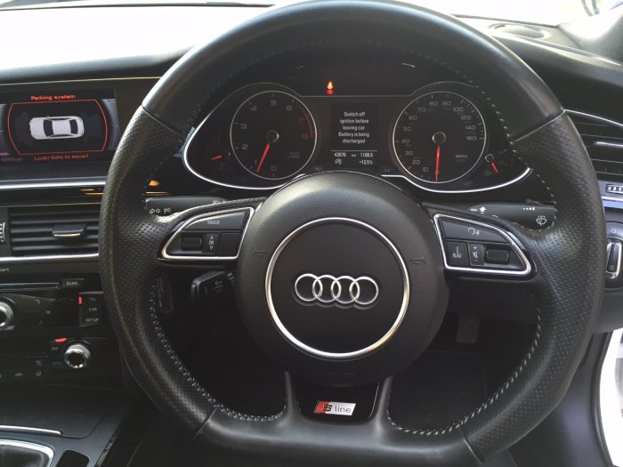 Audi A4 1.8T FSI 170 S Line 4dr Black Edition Saloon Petrol White