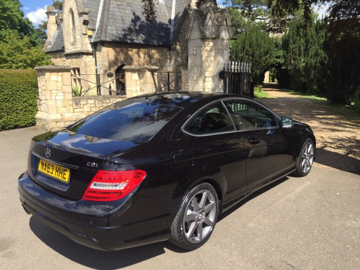 Mercedes-Benz C Class 2.1 C250 CDI BlueEFFICIENCY AMG Sport 2dr Auto Coupe Diesel Black