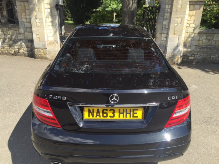 Mercedes-Benz C Class 2.1 C250 CDI BlueEFFICIENCY AMG Sport 2dr Auto Coupe Diesel Black