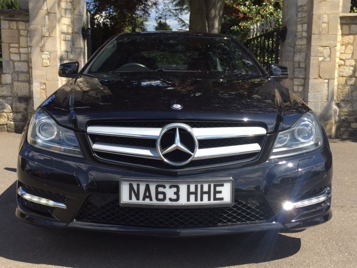 Mercedes-Benz C Class 2.1 C250 CDI BlueEFFICIENCY AMG Sport 2dr Auto Coupe Diesel Black