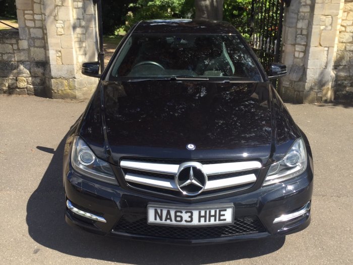 Mercedes-Benz C Class 2.1 C250 CDI BlueEFFICIENCY AMG Sport 2dr Auto Coupe Diesel Black