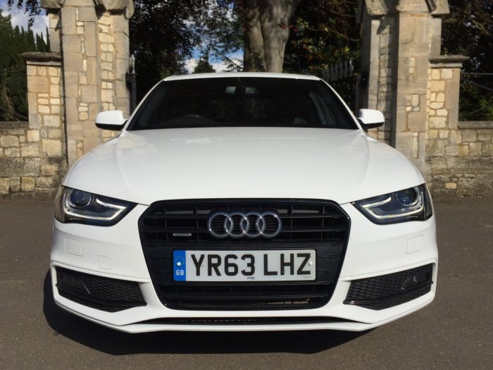 Audi A4 2.0 TDI 177 Quattro Black Edition 5dr Estate Diesel White