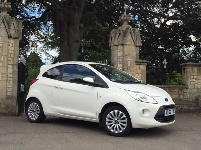 Ford Ka 1.2 Zetec 3dr [Start Stop] Hatchback Petrol White