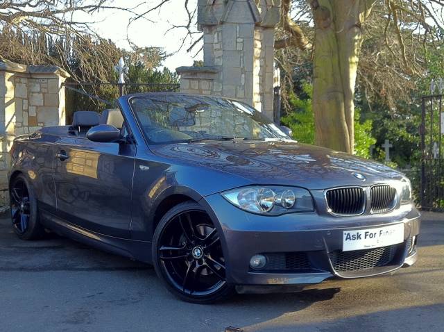 BMW 1 Series 2.0 120i M Sport 2dr Convertible Petrol Grey