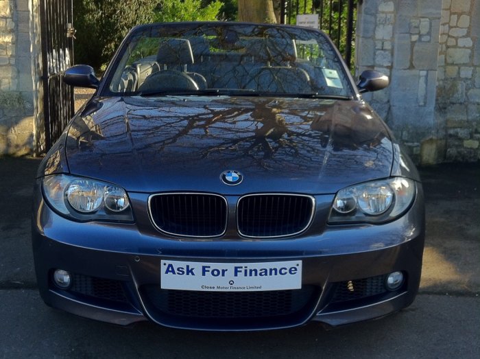 BMW 1 Series 2.0 120i M Sport 2dr Convertible Petrol Grey