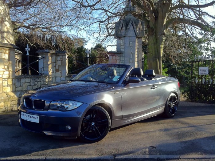 BMW 1 Series 2.0 120i M Sport 2dr Convertible Petrol Grey